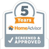 5 Years HomeAdvisor Screened and Approved