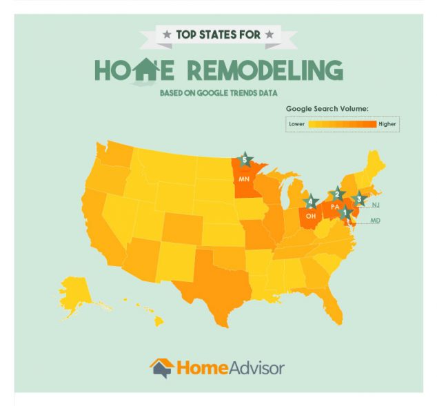 Home Improvement Remodeling Trends By State USA Simple Home Improvement Remodeling Home Improvement Remodeling Trends By State USA Simple Home Improvement Remodeling