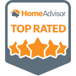 HomeAdvisor Top Rated Contractor Badge