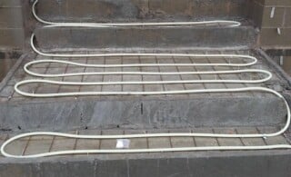 Radiant floor heating