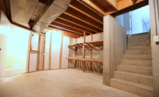 Unfinished basement