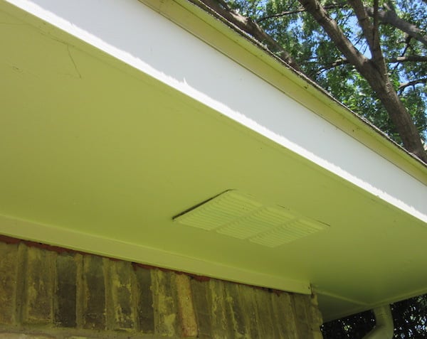 continuous soffit vent