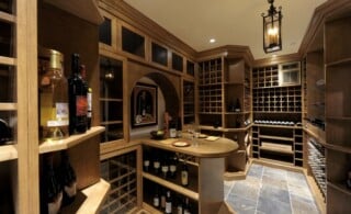 Custom wine cellar