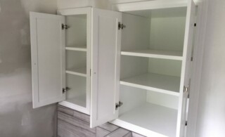 Bath wall cabinets