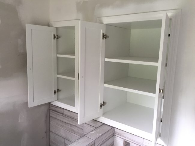 Bath wall cabinets