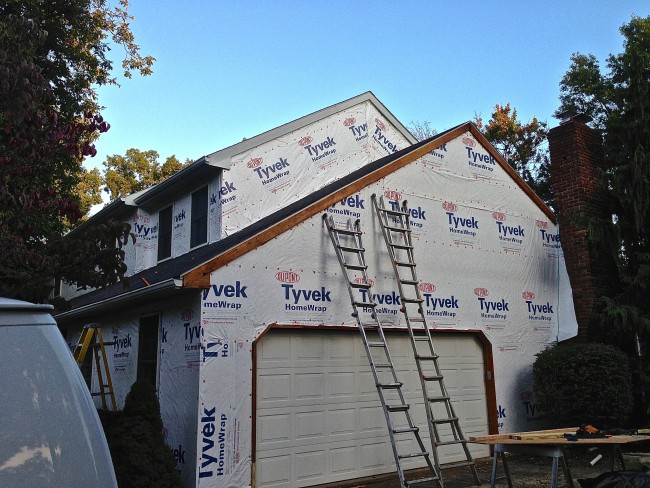 Siding installation