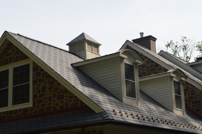 Slate roofing