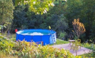 plastic above ground pool