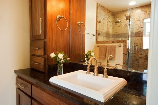 Modern bathroom sink