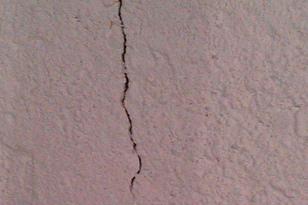 Cracked Concrete Foundation