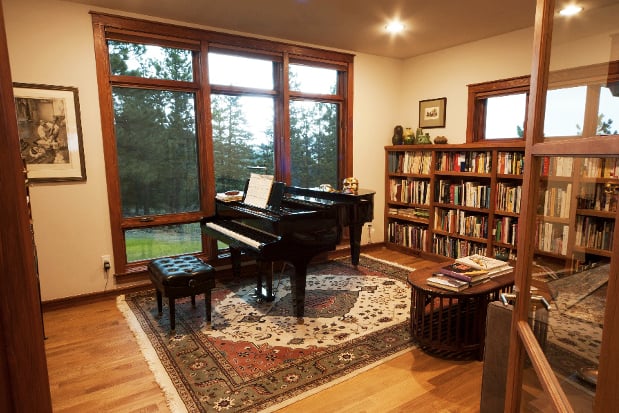 Music Room With Piano
