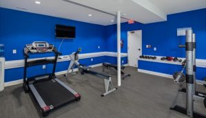Home fitness room