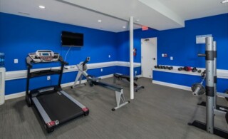 Home fitness room