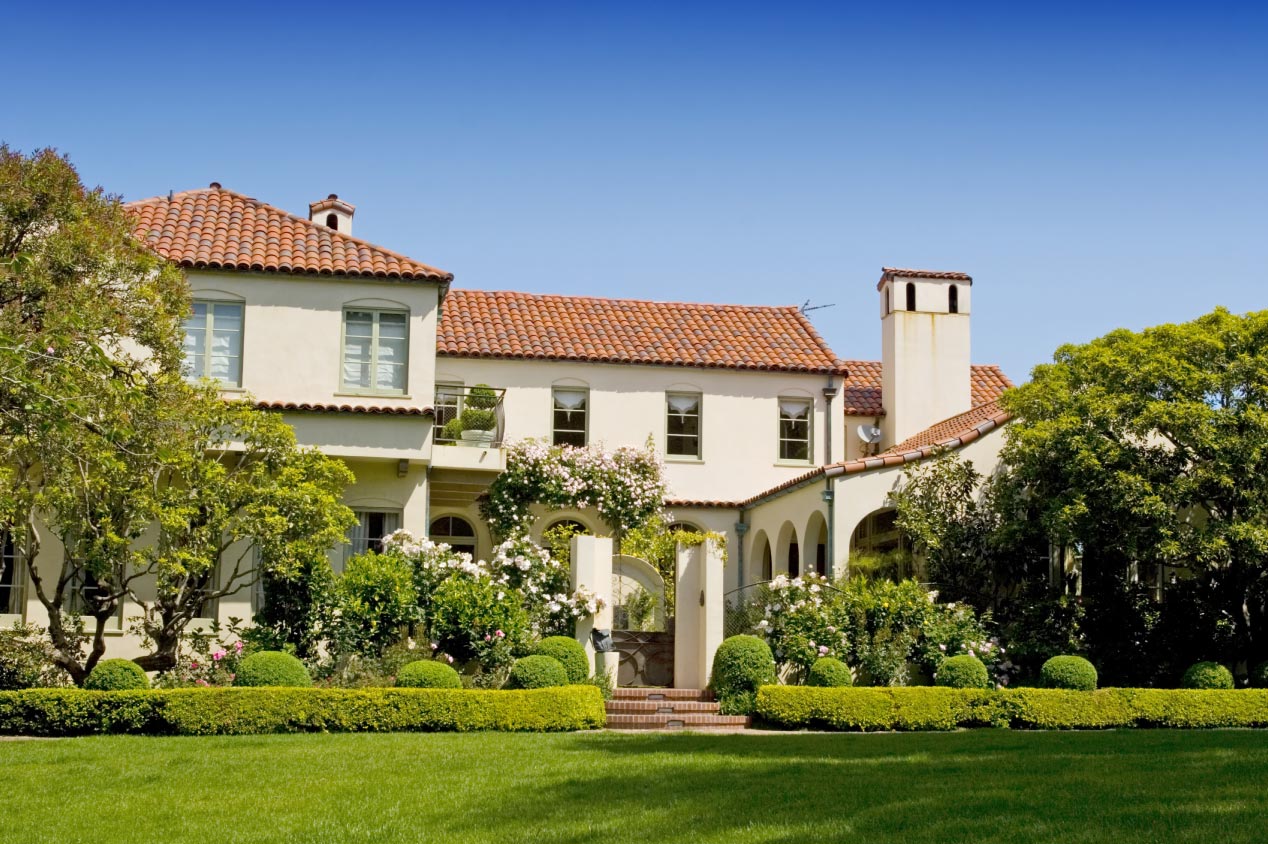 House exterior with synthetic stucco