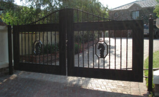 Metal Driveway Gate