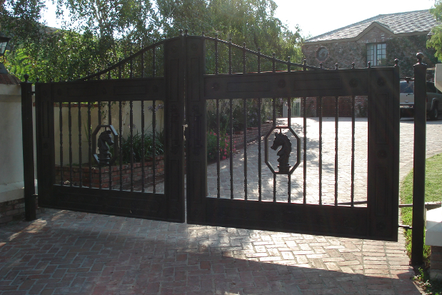 Metal Driveway Gate