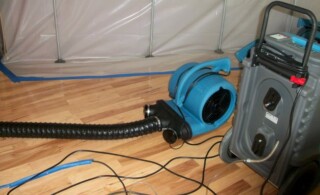 Water damage remediation