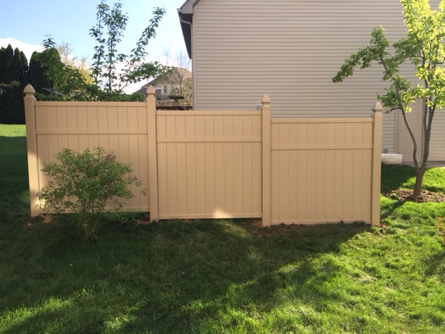 Vinyl fence