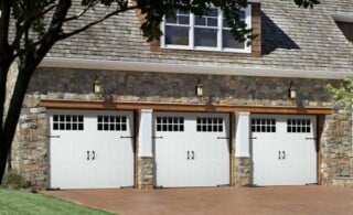 3 garage doors