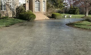 Concrete Flatwork with a Decorative Finish