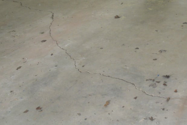 cracked concrete