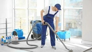 carpet cleaning professional in the home