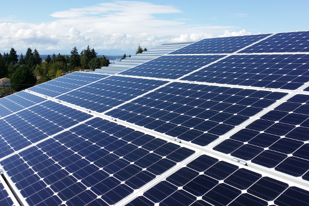 Solar Panels Closeup