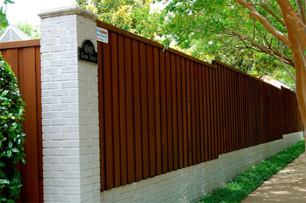 Painting outlet a fence