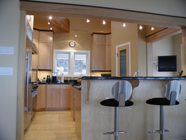 Remodeled kitchen