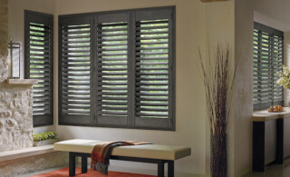 Interior wood shutters