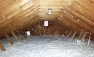 Attic insulation