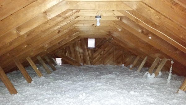 Attic insulation