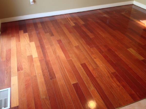 Pre-finished wood flooring