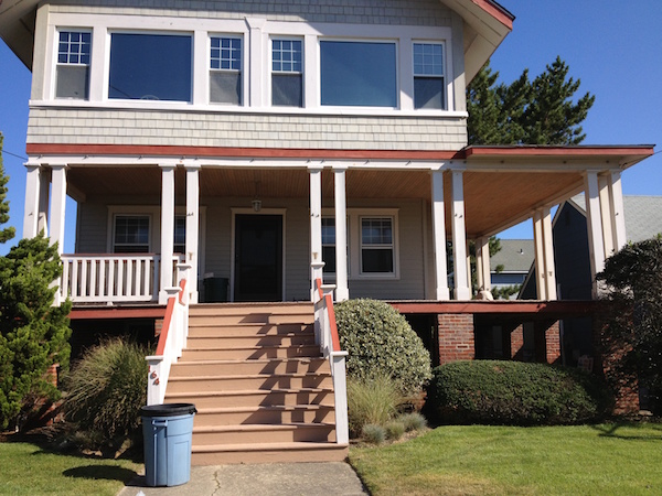 Wraparound porch