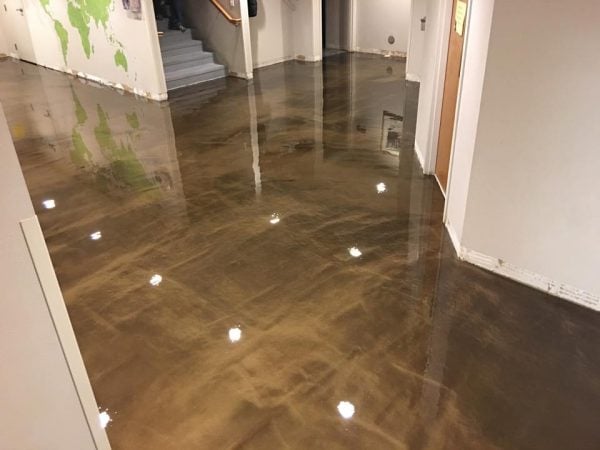 Concrete flooring