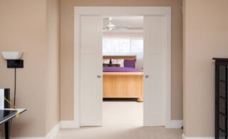 Pocket bedroom doors