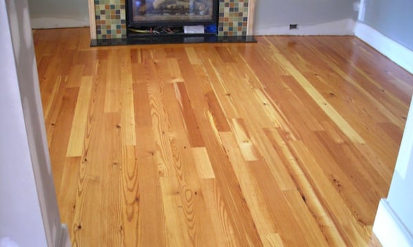 Pine flooring