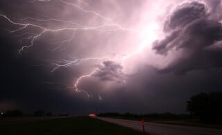 Lightning storm