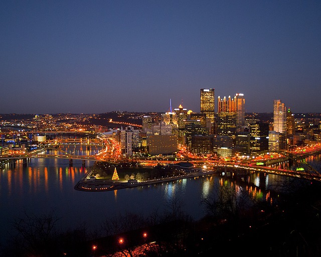 Pittsburgh at night