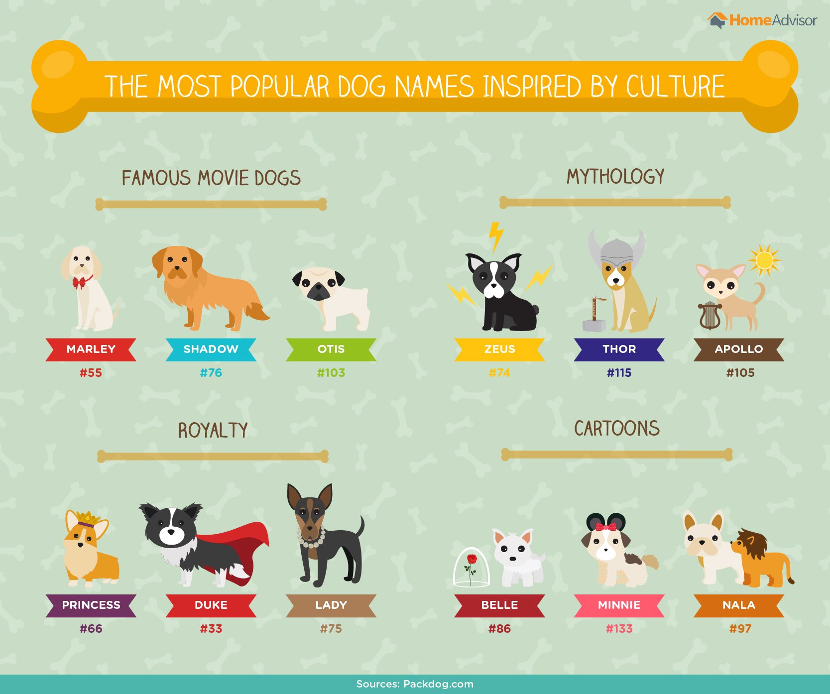 Dogs names from movies