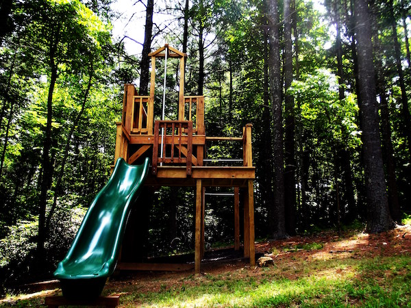 Backyard slide