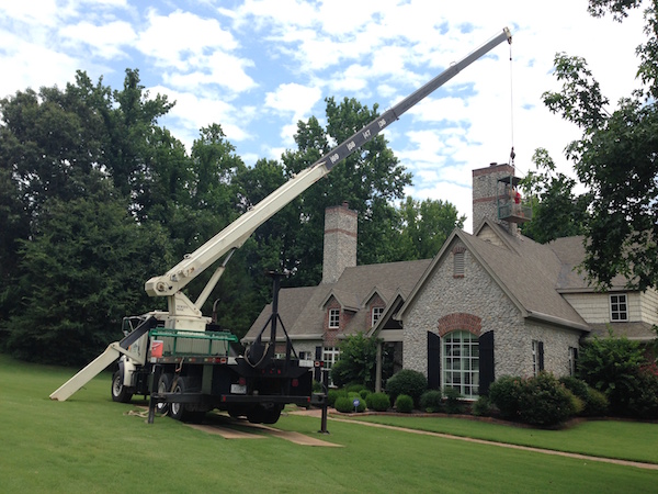 Repairing a chimney