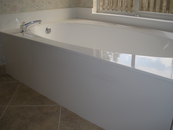 Refinished tub