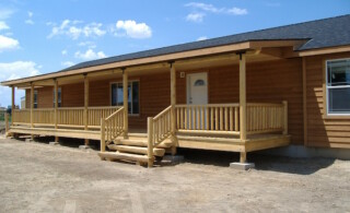 Modular home exterior