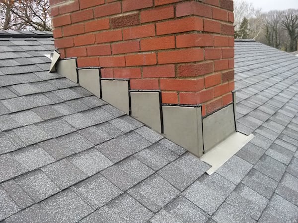 Chimney flashing.
