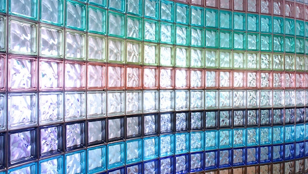 Decorative glass blocks