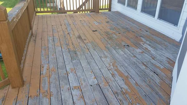 Rotting deck