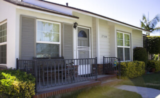 Painted home exterior