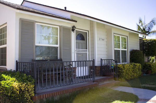 Painted home exterior