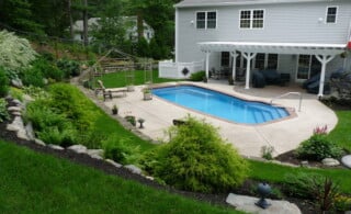 Backyard pool